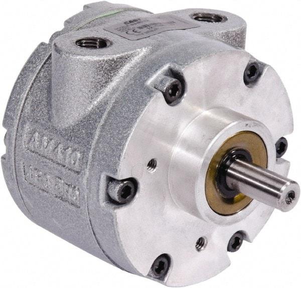 Gast - 1.7 hp Reversible Face Air Actuated Motor - 0:00 Gear Ratio, 3,000 Max RPM, 1.12" Shaft Length, 1/2" Shaft Diam - Americas Tooling