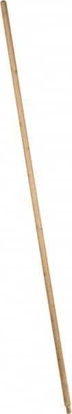 PRO-SOURCE - 60 x 15/16" Wood Handle for Push Brooms - Threaded Connection, Tan - Americas Tooling