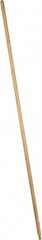 PRO-SOURCE - 60 x 15/16" Wood Handle for Push Brooms - Threaded Connection, Tan - Americas Tooling