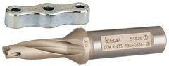 Iscar - 0.433 to 0.449" Diam, 3xD, 1.3" Max Depth, 5/8" Shank Diam, Replaceable Tip Drill - IDI Insert, 11 Seat Size, DCM Toolholder, Series ChamDrill - Americas Tooling