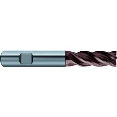 5/16x5/16x3/4x2-1/2 4Fl Carbide RF100 Diver End Mill-.0098 Chamfer-Cylindrical Shank-nano-Si - Americas Tooling