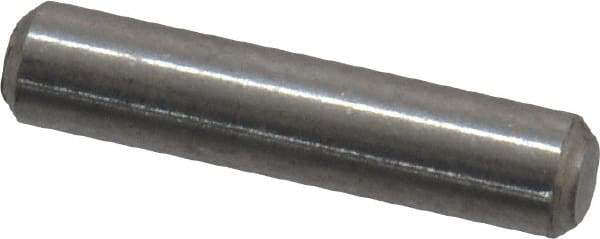 Value Collection - 3/32" Diam x 7/16" Pin Length 18-8 Stainless Steel Standard Dowel Pin - Bright Finish - Americas Tooling