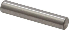 Value Collection - 3/32" Diam x 1/2" Pin Length 18-8 Stainless Steel Standard Dowel Pin - Bright Finish - Americas Tooling