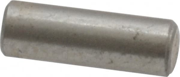 Value Collection - 1/8" Diam x 3/8" Pin Length 18-8 Stainless Steel Standard Dowel Pin - Bright Finish - Americas Tooling