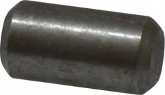 Value Collection - 1/4" Diam x 1/2" Pin Length 18-8 Stainless Steel Standard Dowel Pin - Bright Finish - Americas Tooling