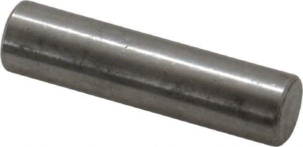 Value Collection - 3/8" Diam x 1-1/2" Pin Length 18-8 Stainless Steel Standard Dowel Pin - Bright Finish - Americas Tooling