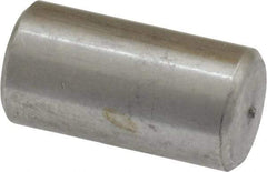 Value Collection - 1/2" Diam x 1" Pin Length 18-8 Stainless Steel Standard Dowel Pin - Bright Finish - Americas Tooling