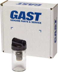 Gast - 2 oz Air Compressor Filter/Muffler Assembly - 3 Piece, Use with Gast 1HAB/0211 Rotary Vane Units - Americas Tooling