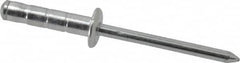 RivetKing - Size 66-69 Dome Head Aluminum Multi Grip Blind Rivet - Steel Mandrel, 0.275" to 0.598" Grip, 3/8" Head Diam, 0.192" to 0.196" Hole Diam, 7/8" Length Under Head, 3/16" Body Diam - Americas Tooling