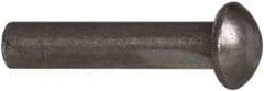 RivetKing - 3/16" Body Diam, Countersunk Uncoated Steel Solid Rivet - 7/8" Length Under Head, 90° Countersunk Head Angle - Americas Tooling