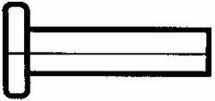 RivetKing - 3/16" Body Diam, Flat Uncoated Aluminum Solid Rivet - 3/4" Length Under Head, Grade 1100F - Americas Tooling