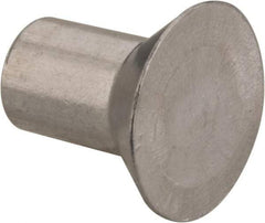 RivetKing - 3/16" Body Diam, Countersunk Aluminum Solid Rivet - 5/16" Length Under Head, Grade 1100F, 78° Countersunk Head Angle - Americas Tooling