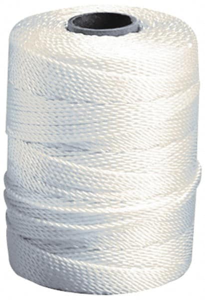 Value Collection - 0.08 Inch Diameter, 1 Ply, Polypropylene Twine Ball - 205 Lbs. Breaking Strength, White, 550 Ft. per Lb. - Americas Tooling