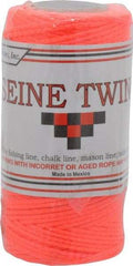 Value Collection - Nylon Braided Twine - 155 Lbs. Breaking Strength, Orange - Americas Tooling