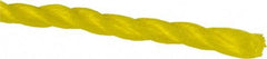 Value Collection - 2,400' Max Length Polypropylene Rope - 3/16" Diam, 81 Lb Capacity - Americas Tooling