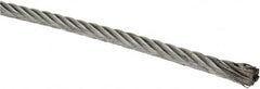 Lift-All - 1/4 Inch Diameter Aircraft Cable Wire - 7,000 Lbs. Breaking Strength, 7 x 19 Strand Core - Americas Tooling