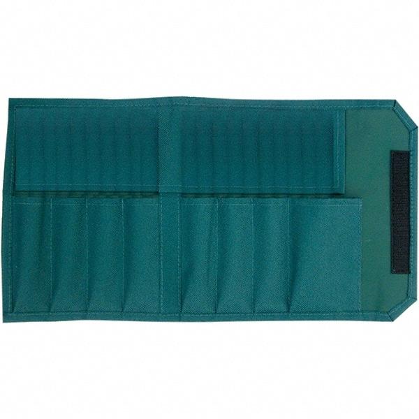 Wiha - General Purpose Holster with 8 Pockets - Canvas, Green, 12" Wide x 7-3/4" High x 7-3/4" Deep - Americas Tooling