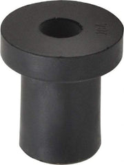 Au-Ve-Co Products - 1/4-20, 0.74" Diam x 0.187" Thick Flange, Rubber Insulated Rivet Nut - UNC Thread, Neoprene, 0.642" Long x 1/2" Body Diam, 0.829" OAL - Americas Tooling