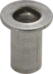 Value Collection - 5/16-18, 0.03 to 0.115" Grip, 27/64" Drill, Aluminum Standard Rivet Nut - Flat Head - Americas Tooling