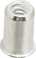 Value Collection - #6-32, 0.01 to 0.08" Grip, #12, Aluminum Standard Rivet Nut - Expander Head - Americas Tooling