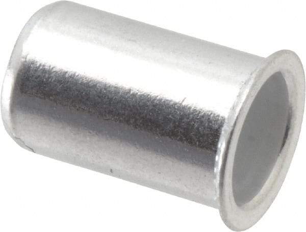 Value Collection - #8-32, 0.01 to 0.08" Grip, #2, Aluminum Standard Rivet Nut - Expander Head - Americas Tooling