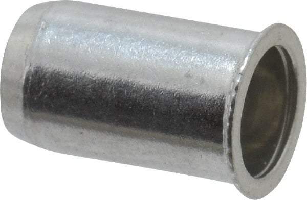 Value Collection - #10-24, 0.01 to 0.08" Grip, Aluminum Standard Rivet Nut - Drill Size Letter F, Expander Head - Americas Tooling