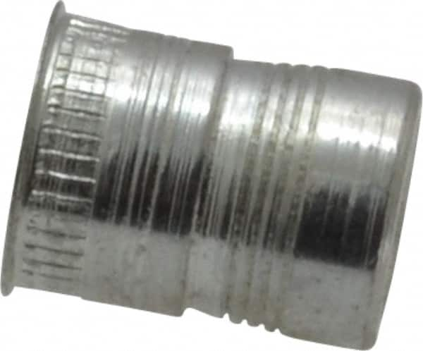 Marson - 1/4-20, 0.51" OAL, Thread-Sert Threaded Insert - 0.391" Hole Diam, 0.408" Head Diam, Steel - Americas Tooling