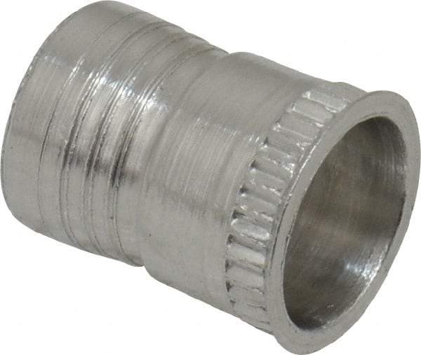 Marson - #10-32, 3/8" OAL, Thread-Sert Threaded Insert - 0.281" Hole Diam, 0.314" Head Diam, Aluminum - Americas Tooling