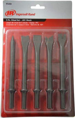 Ingersoll-Rand - 7" OAL, 0.78" Shank Diam, Chisel Set - Round Shank, Steel - Americas Tooling