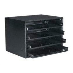 Durham - Small Parts Slide Rack Cabinet - 15-3/4" Deep x 15" Wide x 20" High - Americas Tooling