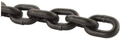 Peerless Chain - 3/8" Welded Alloy Chain - 7,100 Lb Capacity, Grade 80, Alloy Steel, Black Finish - Americas Tooling