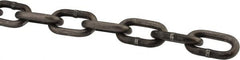 Peerless Chain - 3/16" Welded Proof Coil Chain - 800 Lb Capacity, Grade 30, Carbon Steel, Self-Colored Finish - Americas Tooling