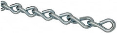 Campbell - 0.162" Diam Steel Single Jack Chain - 60 Lb Load Limit, #8, Zinc Plated Finish - Americas Tooling