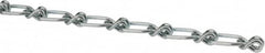 Campbell - 0.091" Diam Steel Single Loop Chain - 155 Lb Load Limit, #2, Zinc Plated Finish, 1.08" Inside Length - Americas Tooling