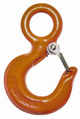 CM - Chain Grade 80, Alloy Steel Eye Hook - 1.78" Hook Throat, 7.31" Reach, 2" Eye ID, 10.07" OAL - Americas Tooling