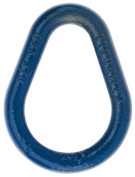 Campbell - Carbon Steel Pear Shape Sling Link - 3/8" Diameter, 1,600 Lb Load Limit - Americas Tooling