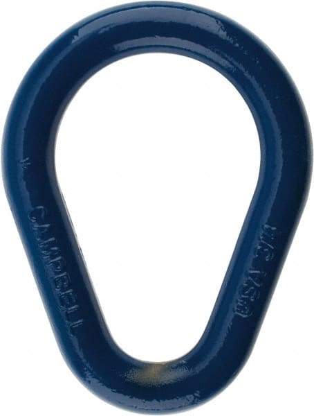 Campbell - Carbon Steel Pear Shape Sling Link - 3/4" Diameter, 6,000 Lb Load Limit - Americas Tooling