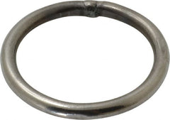 Campbell - 1/4 Inch Wire Size Welding Ring - 2 Inch Inside Diameter, 350 Lbs. Load Limit, Bright Finish - Americas Tooling