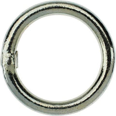 Campbell - 3/8 Inch Wire Size Welding Ring - 2 Inch Inside Diameter, 900 Lbs. Load Limit, Zinc Plated Finish - Americas Tooling