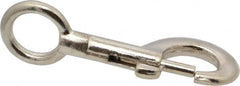 Value Collection - 3-3/8" Long Oval Fixed Eye Bolt Snap - Zinc Alloy with 5/16" Snap Opening - Americas Tooling