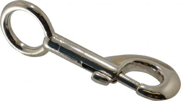 Value Collection - 3-1/2" Long Oval Fixed Eye Bolt Snap - Zinc Alloy with 5/16" Snap Opening - Americas Tooling