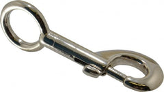 Value Collection - 3-1/2" Long Oval Fixed Eye Bolt Snap - Zinc Alloy with 5/16" Snap Opening - Americas Tooling