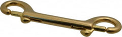 Value Collection - 4-3/4" Long Double End Bolt Snap - Solid Brass with 5/16" Snap Opening - Americas Tooling