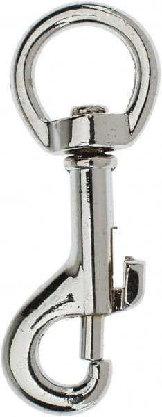 Value Collection - 2-3/8" Long Oval Swivel Eye Bolt Snap - Zinc Alloy with 1/4" Snap Opening - Americas Tooling