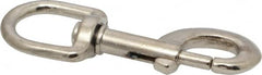 Value Collection - 3-9/16" Long Oval Swivel Eye Bolt Snap - Zinc Alloy with 5/16" Snap Opening - Americas Tooling