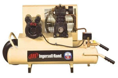 Ingersoll-Rand - 3 hp, 8 Gal Stationary Electric TWIN Screw Air Compressor - Single Phase, 135 Max psi, 11.3 CFM, 230 Volt - Americas Tooling