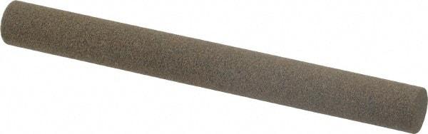 Norton - 4" Long x 3/8" Diam x 3/8" Thick, Aluminum Oxide Sharpening Stone - Round, Coarse Grade - Americas Tooling