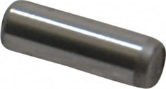 Unbrako - 1/8" Diam x 3/8" Pin Length Grade 8 Alloy Steel Oversized Dowel Pin - C 60 (Surface) & C 50-58 Hardness, 1,845 Lb Breaking Strength, 1 Beveled & 1 Rounded End - Americas Tooling