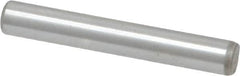 Unbrako - 3/16" Diam x 1-1/4" Pin Length Grade 8 Alloy Steel Oversized Dowel Pin - C 60 (Surface) & C 50-58 Hardness, 4,140 Lb Breaking Strength, 1 Beveled & 1 Rounded End - Americas Tooling