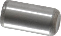 Unbrako - 1/4" Diam x 1/2" Pin Length Grade 8 Alloy Steel Oversized Dowel Pin - C 60 (Surface) & C 50-58 Hardness, 7,370 Lb Breaking Strength, 1 Beveled & 1 Rounded End - Americas Tooling